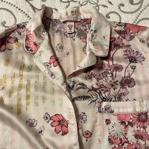 Victoria’s Secret satin pajamas in flower print
